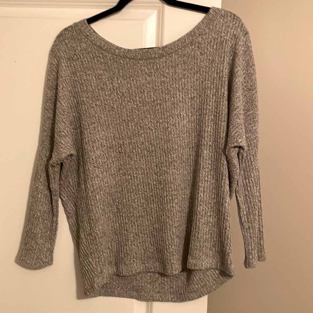 Grey Forever 21 flowy top